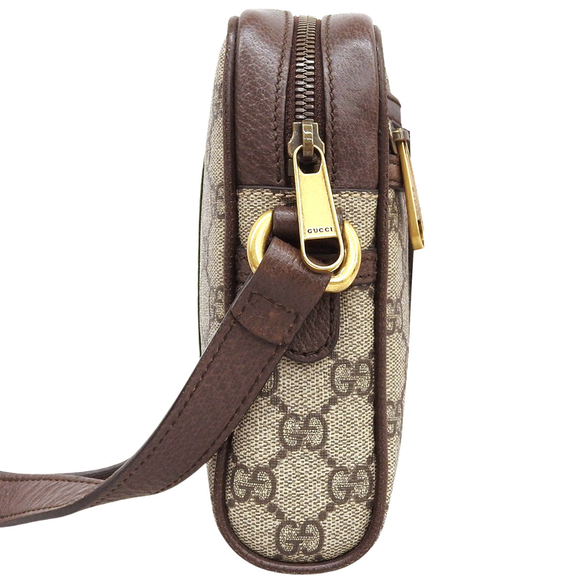 オフィディア ミニ メッセンジャーバッグ GGスプリーム ベージュ ブラウン 598127