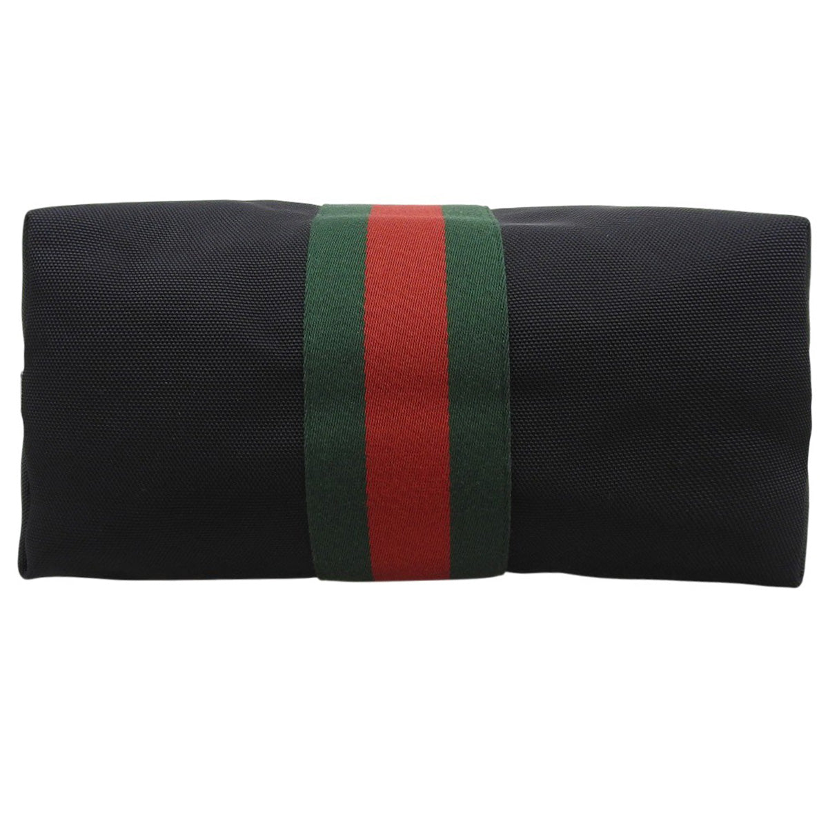 Canvas tote bag in black, green, and red (619751)