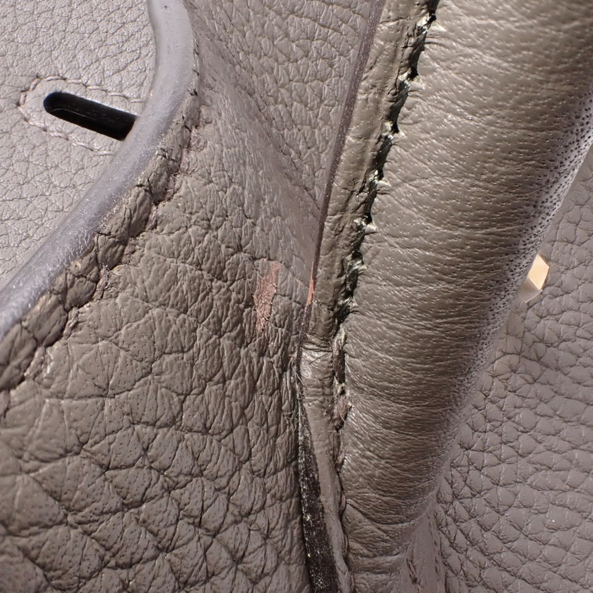 Birkin 35 Togo Etain 金色五金 X 印章