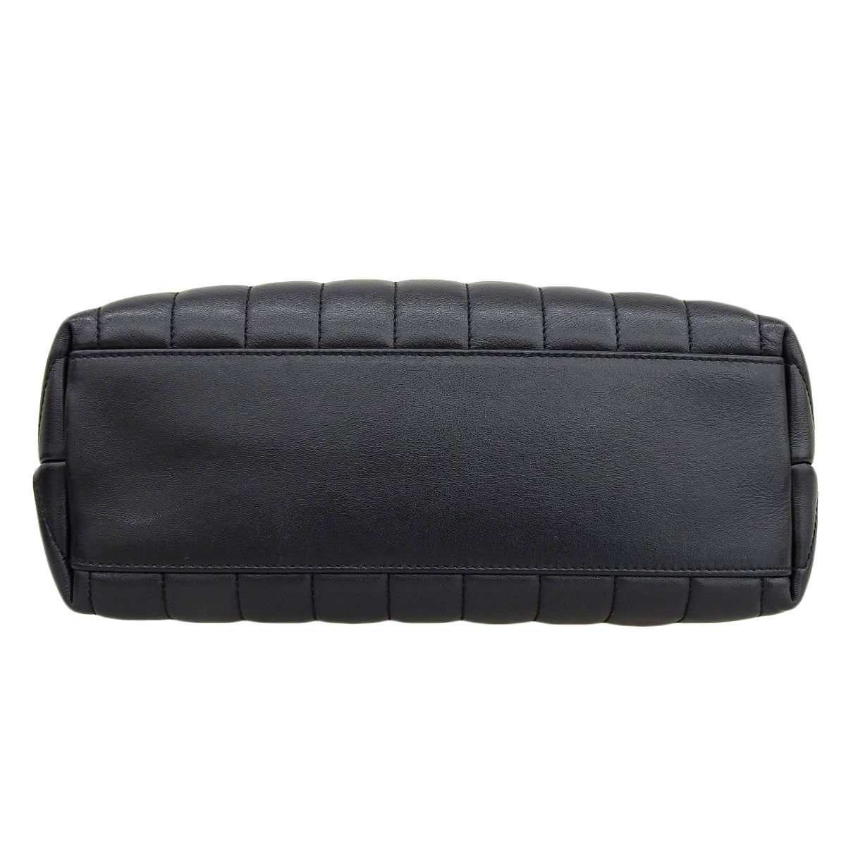 ルル ハンドバッグ レザー ブラック 502717