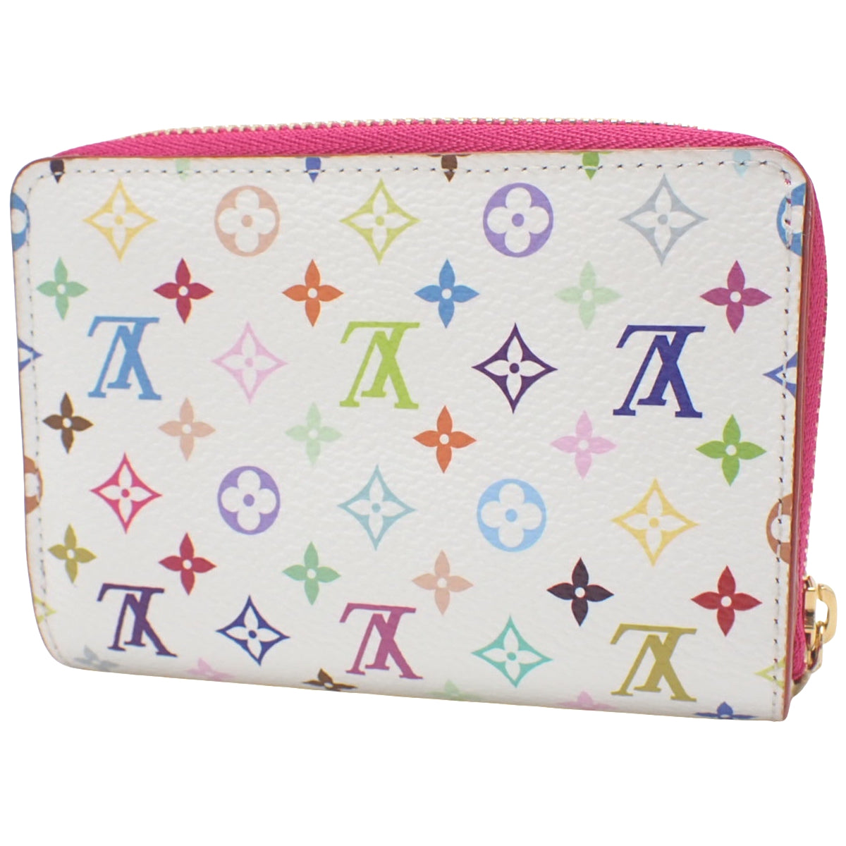 Monogram Multicolore LV×TM Portefeuille Lou M14093, collaboration with Takashi Murakami