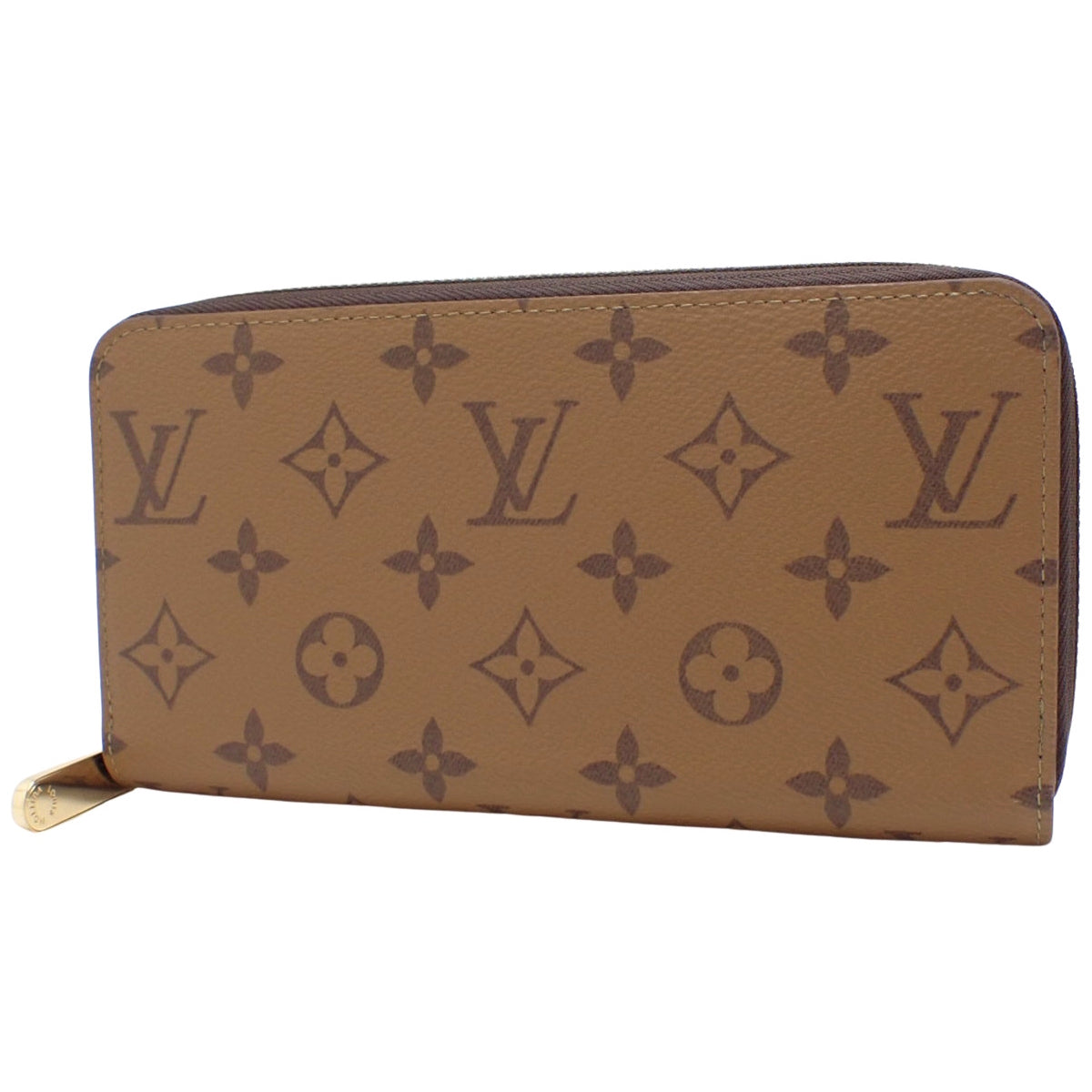 Monogram Reverse Zippy Wallet Brown M82444