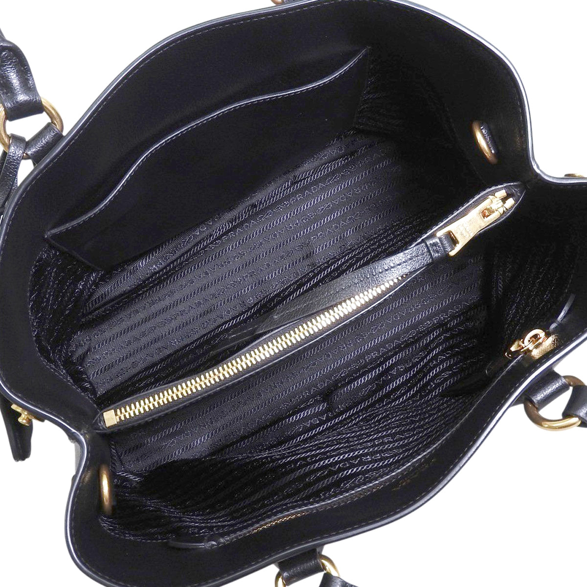 两用托特包 小牛皮 NERO 1BA579