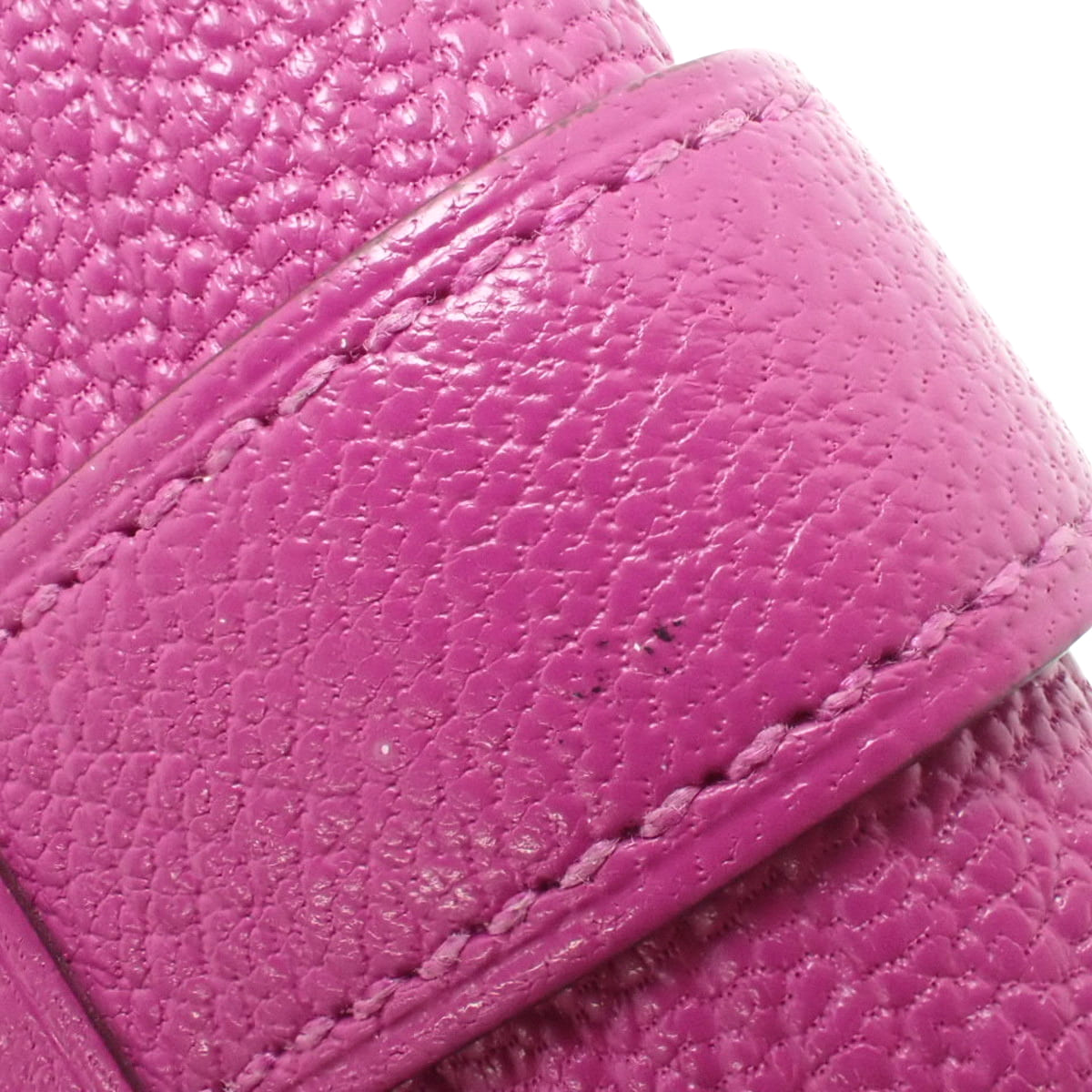 Bearn 组合山羊皮玫瑰紫银色五金 U 印章