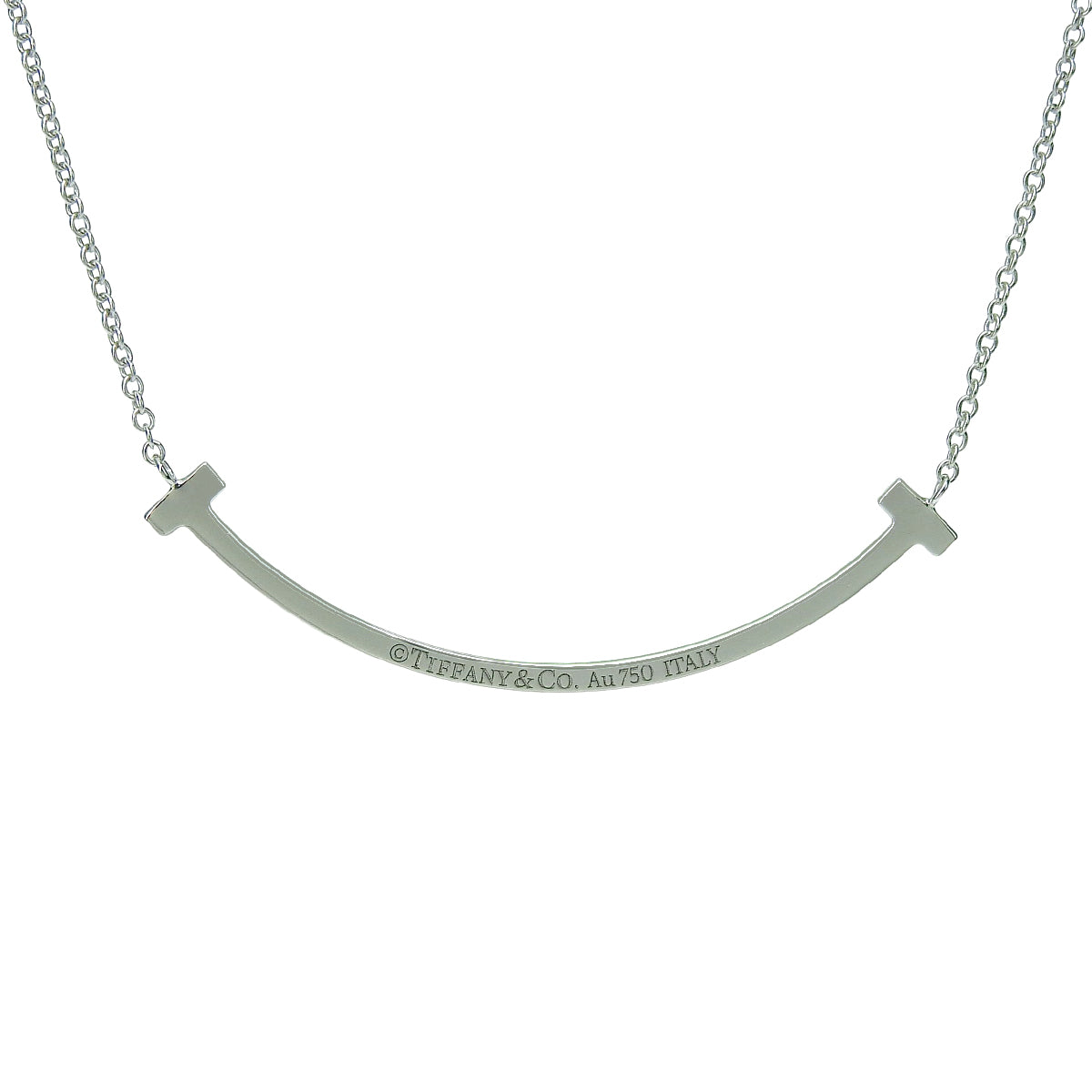 スマイル ペンダント ミニ ブルートパーズ ホワイトゴールド K18WG