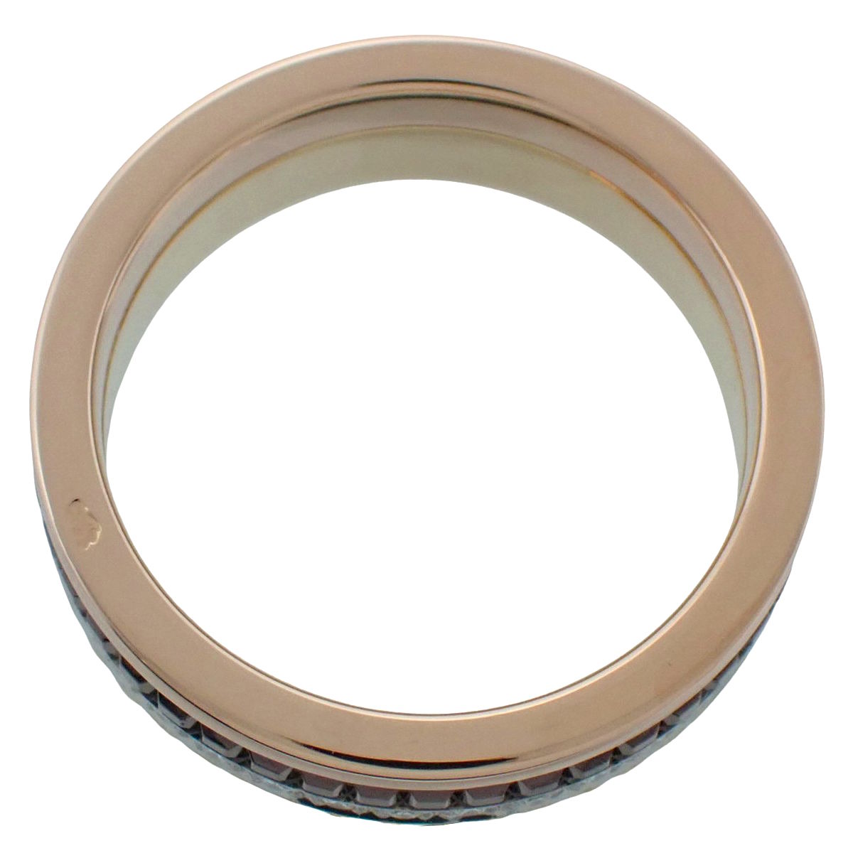 Quatre Classic Diamond Ring, Small Diamond, 18K Yellow Gold, PG, and White Gold