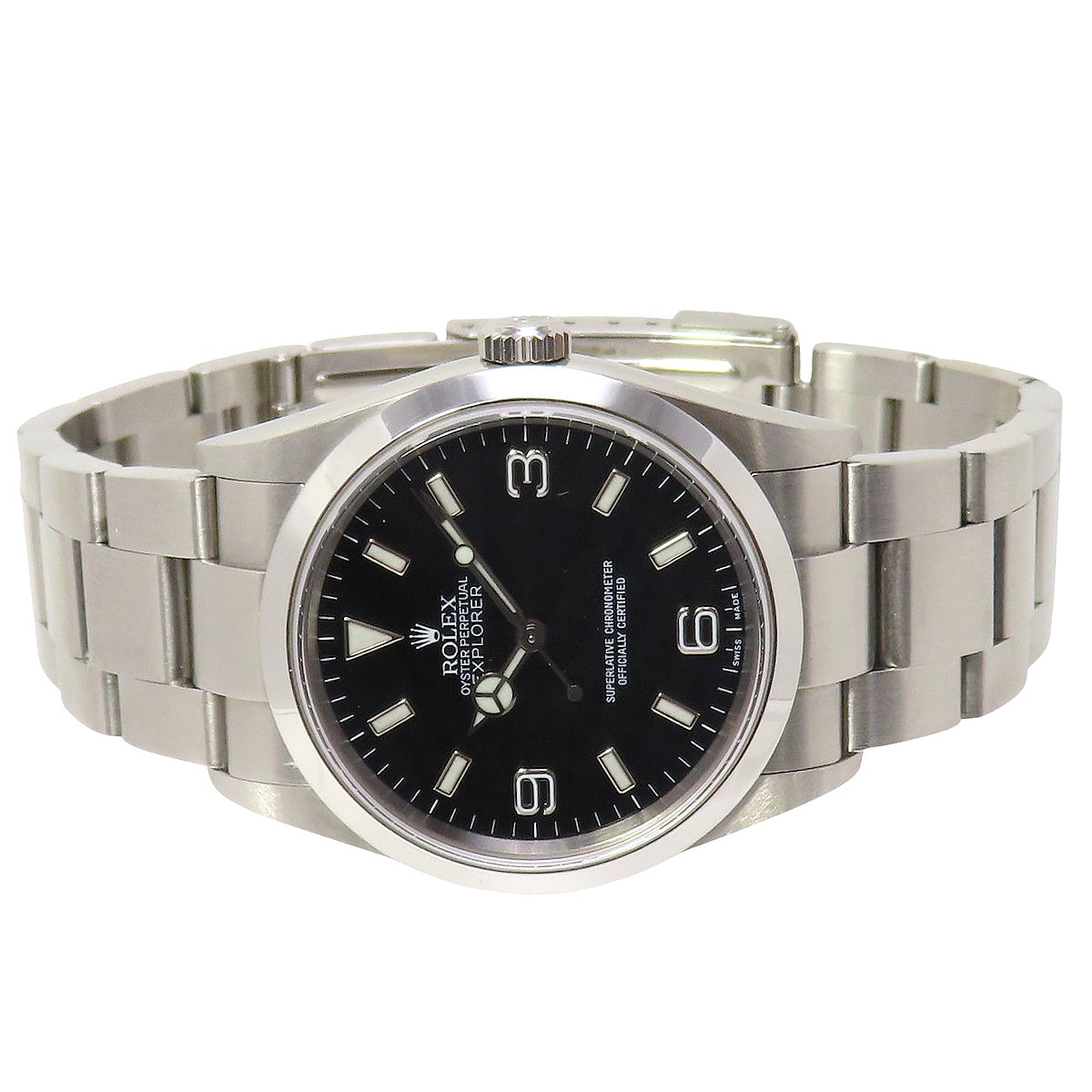 Explorer I 114270 SS F 黑色自动男士腕表