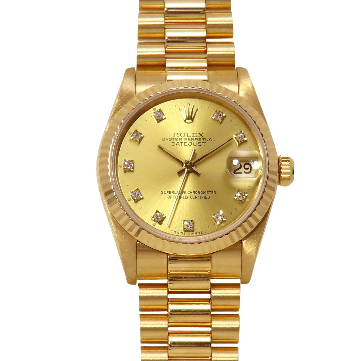 Datejust 68278G YG L 序列号 10PD 自动男童款