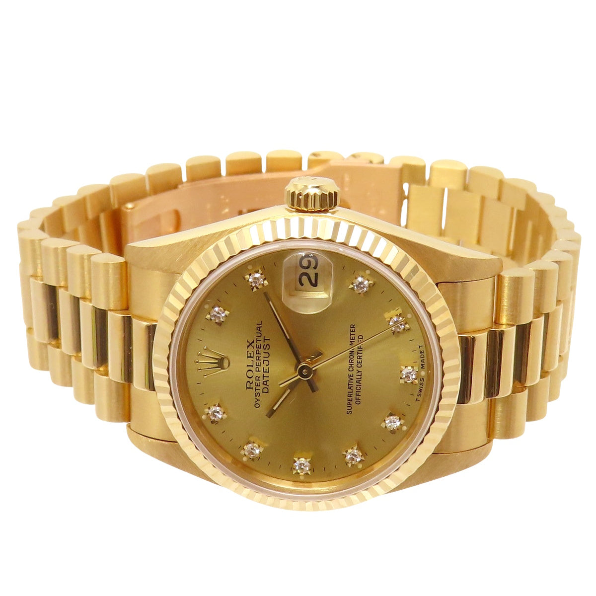 Datejust 68278G YG L 序列号 10PD 自动男童款