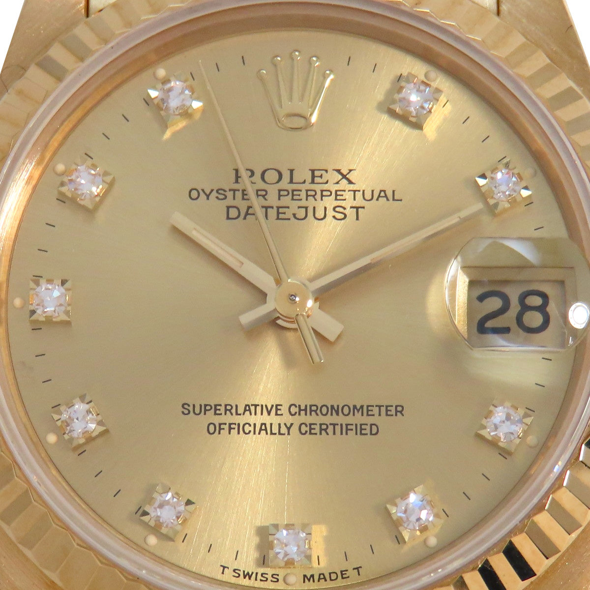 Datejust 68278G YG L Serial 10PD Automatic Boys
