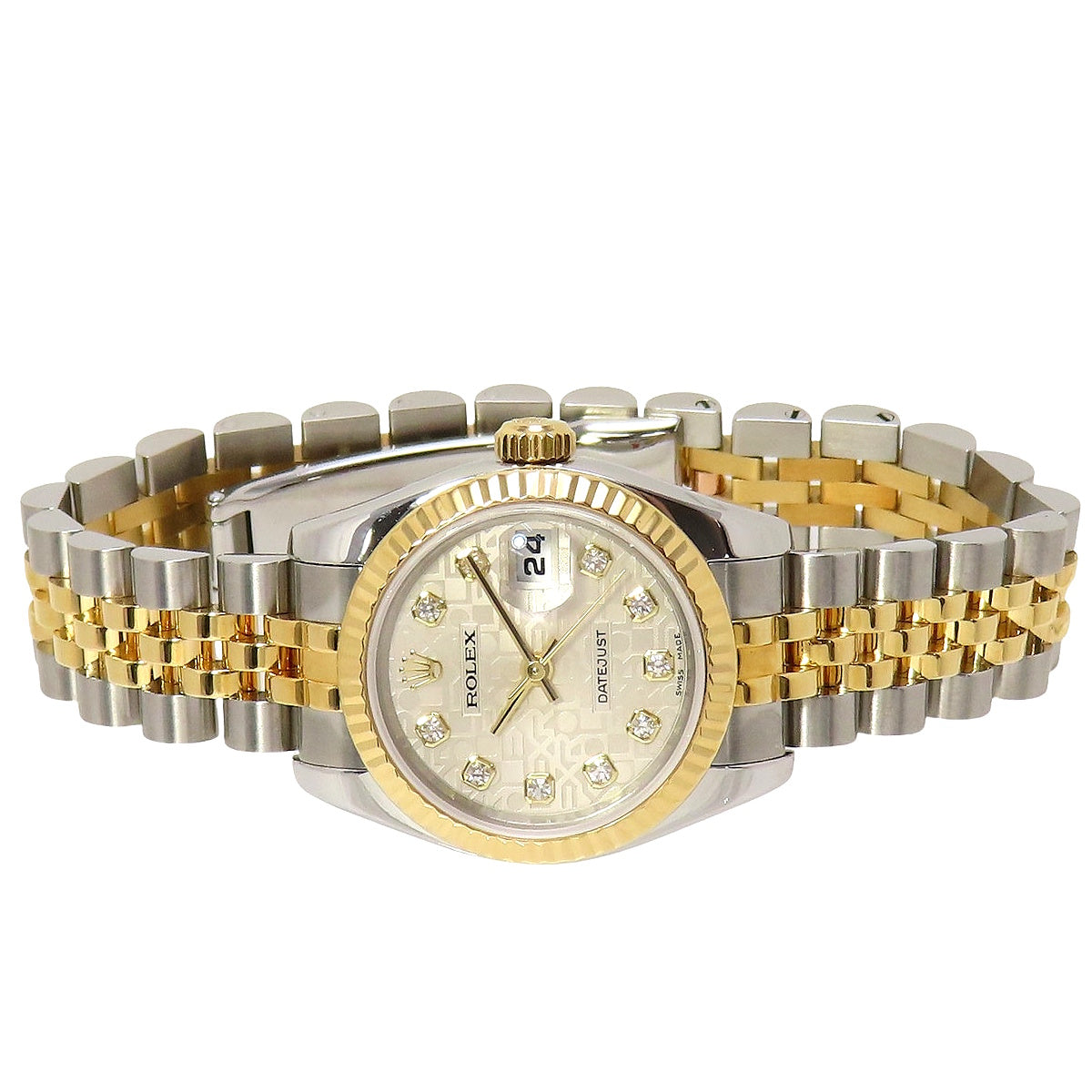 Datejust 179173 YG/SS F-number 电脑拨号 10PD 自动上链 女士腕表