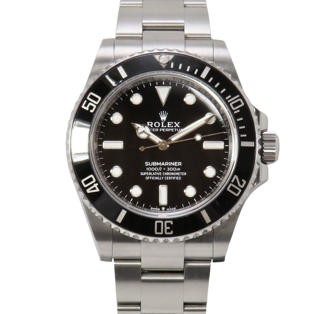 劳力士潜航者型 124060 SS 随机编号黑色自动男士腕表