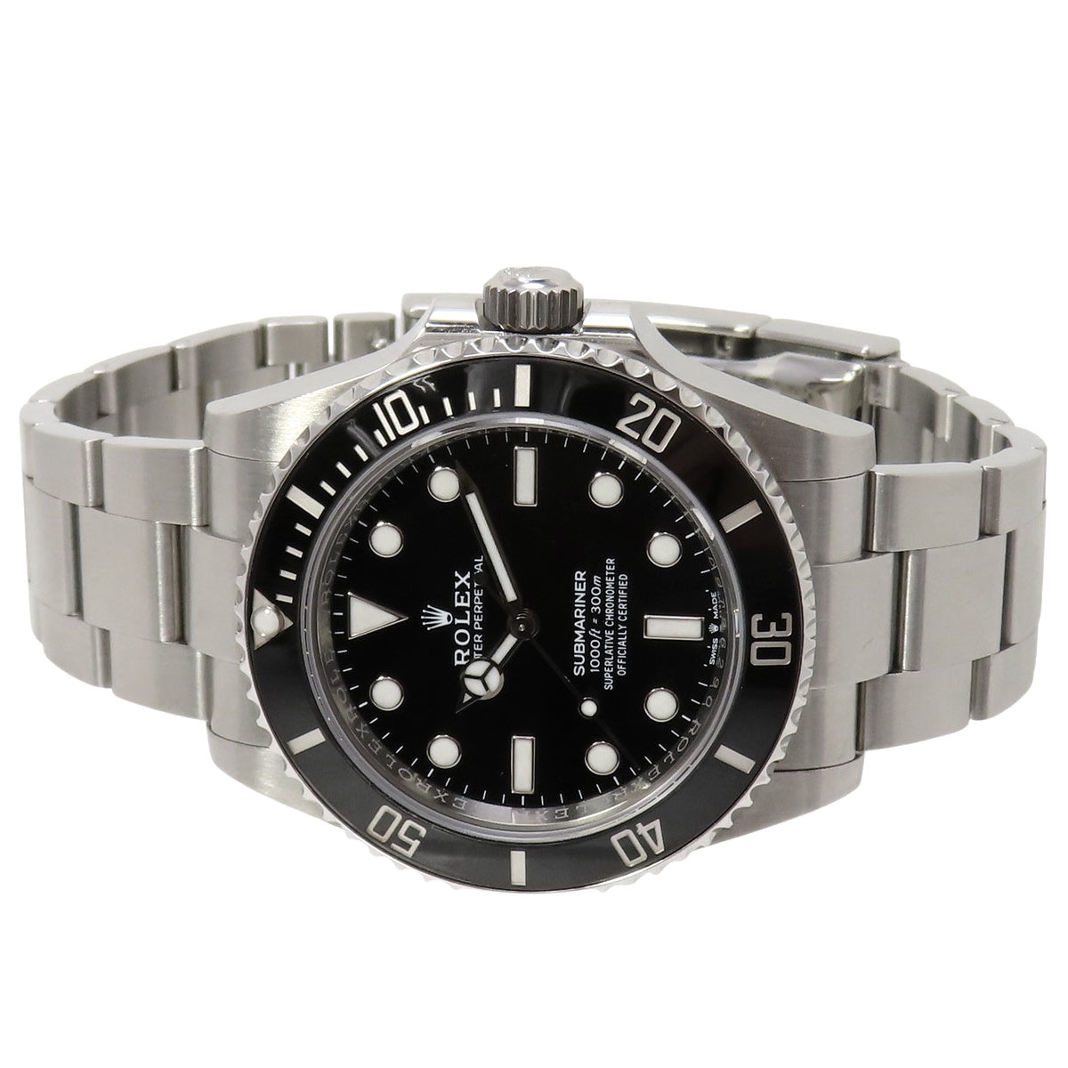 劳力士潜航者型 124060 SS 随机编号黑色自动男士腕表