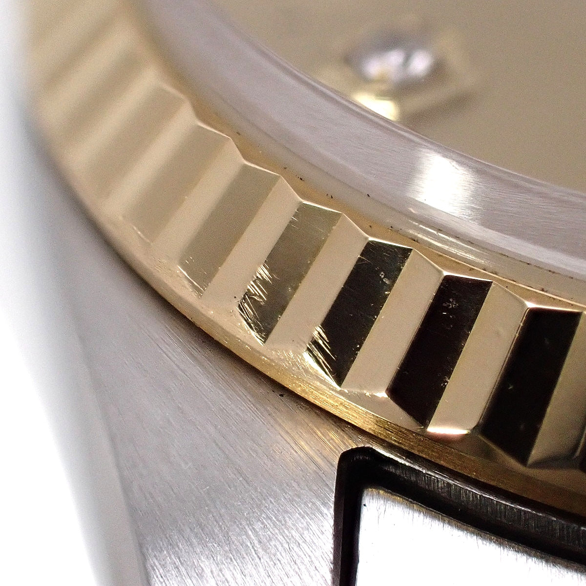 Datejust 10PD 16233 YG/SS W-number Diamond Index Automatic Men's