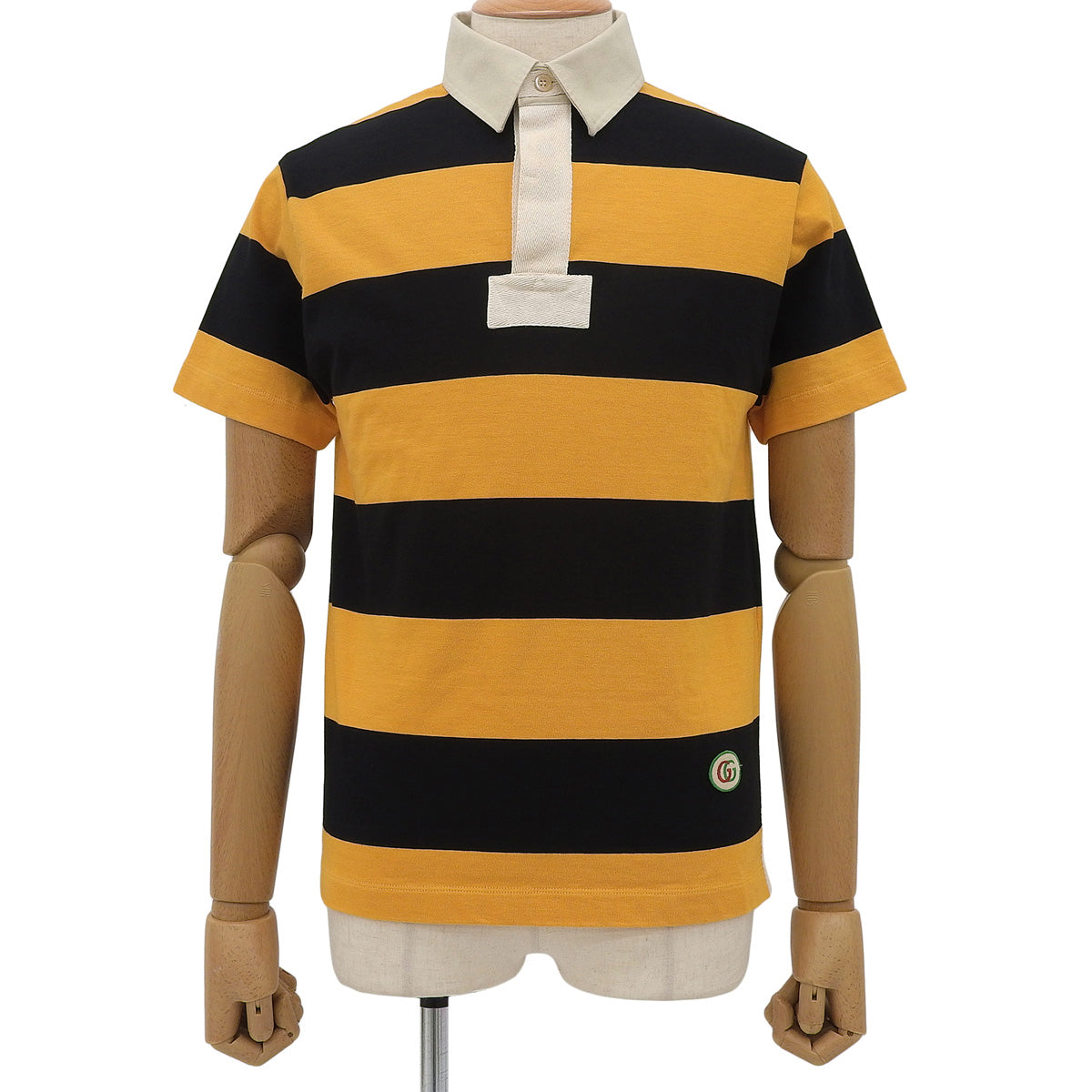 Striped polo shirt rugby shirt XS