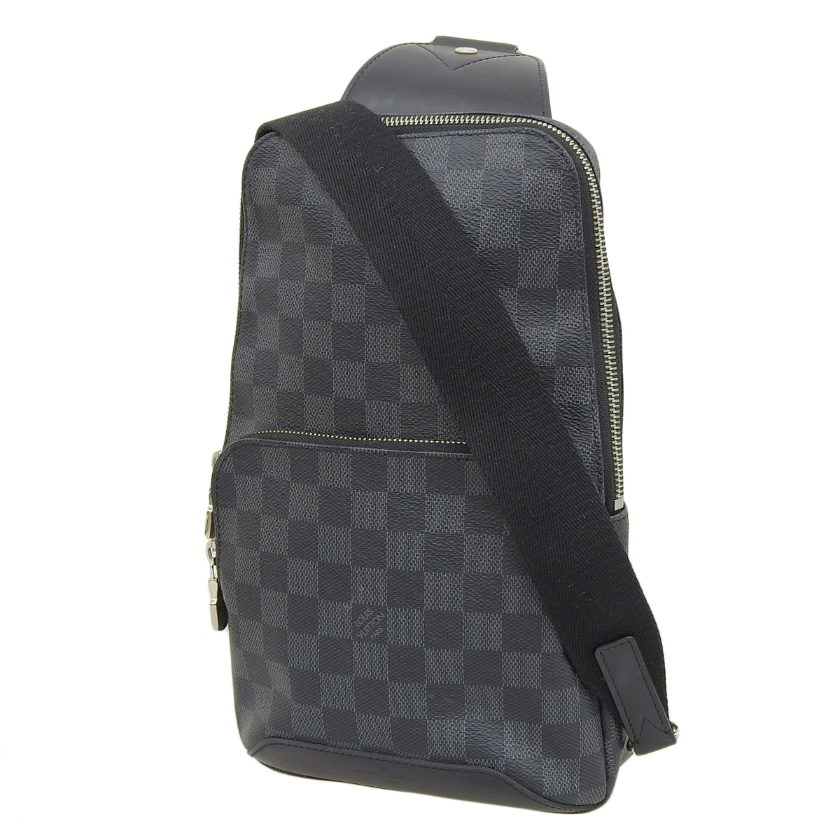 ダミエ・グラフィット アヴェニュー・スリングバッグ グレー ブラック N41719