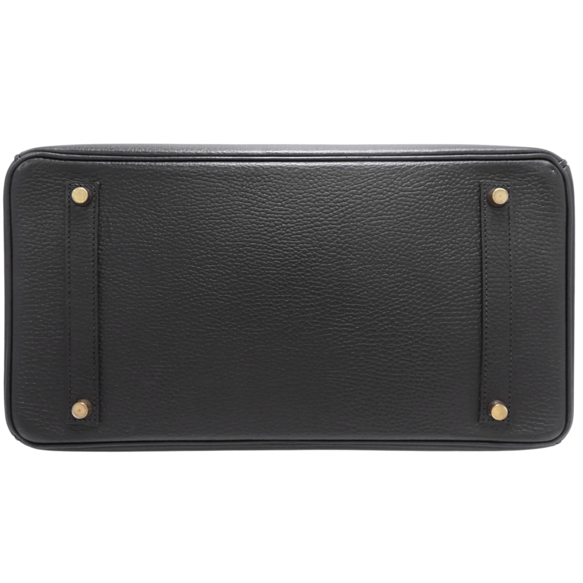 Birkin 35 Ardennes 黑色包包,配金色五金件,G 字印记