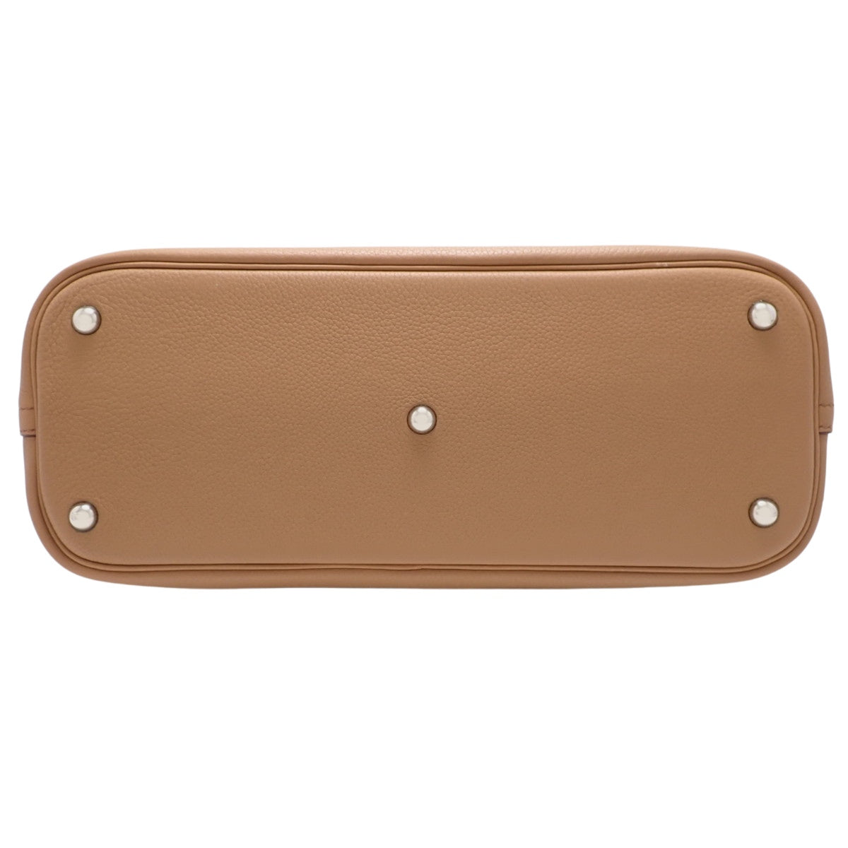 Bolide 35,采用 Taurillon Clemence 皮革,搭配钯金配件、Tabac 驼色皮革和银色配件。□L 印记。