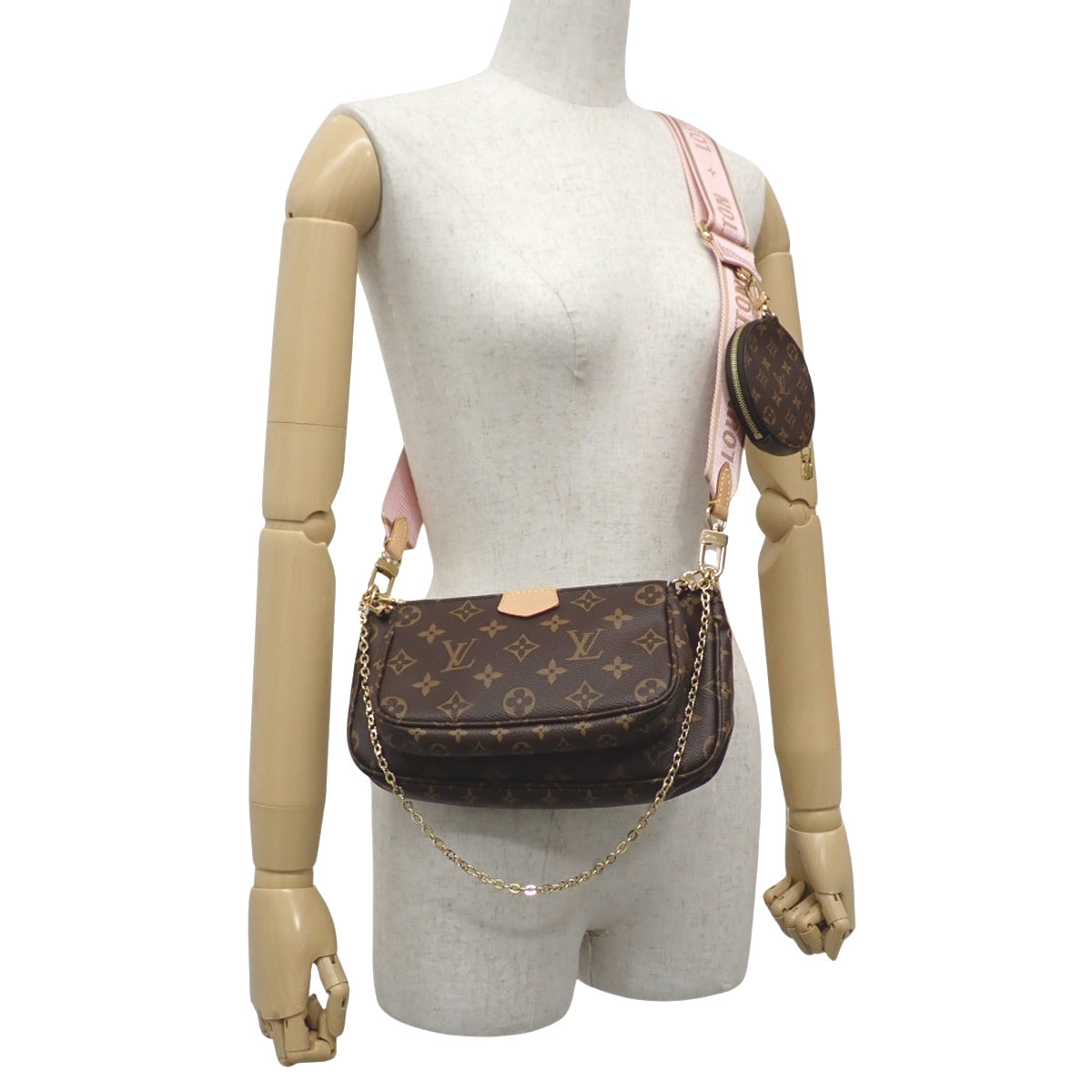 Monogram Multi Pochette Accessory Rose Clair M44840