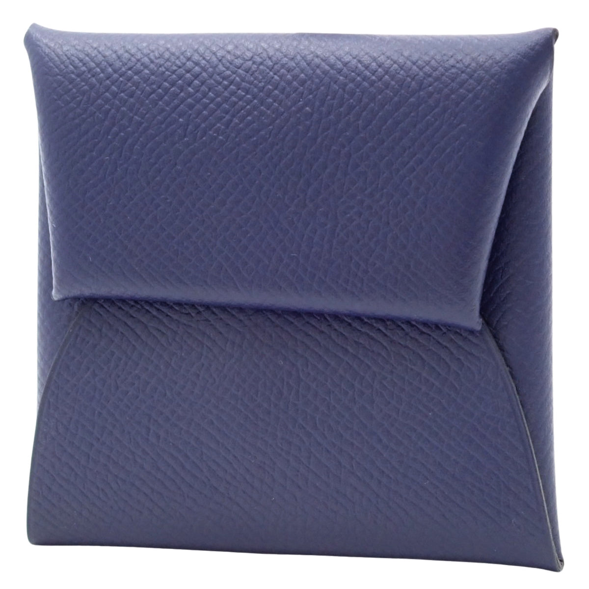 Bastia Epsom Blue Nuit Silver Hardware X Stamp