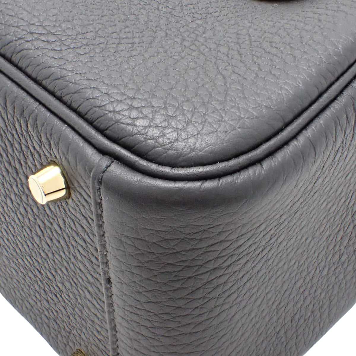 【未使用】リンディミニ トリヨンクレマンス ブラック ゴールド金具 W刻印