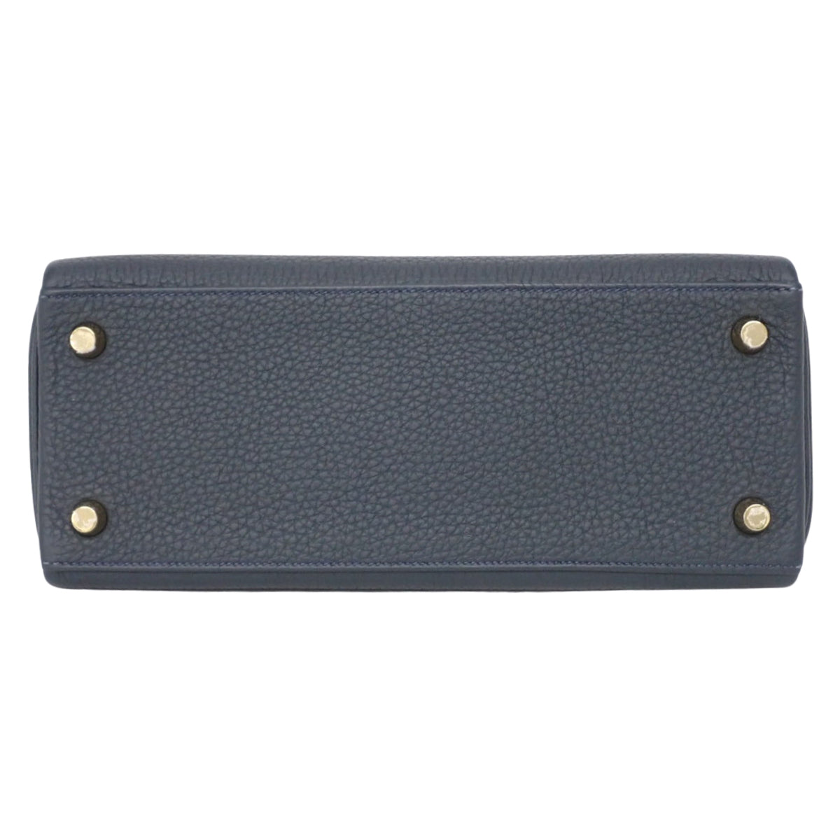 Kelly Touch 25(内缝)Togo蜥蜴皮绿色Rousseau包,配金色五金件和双印章