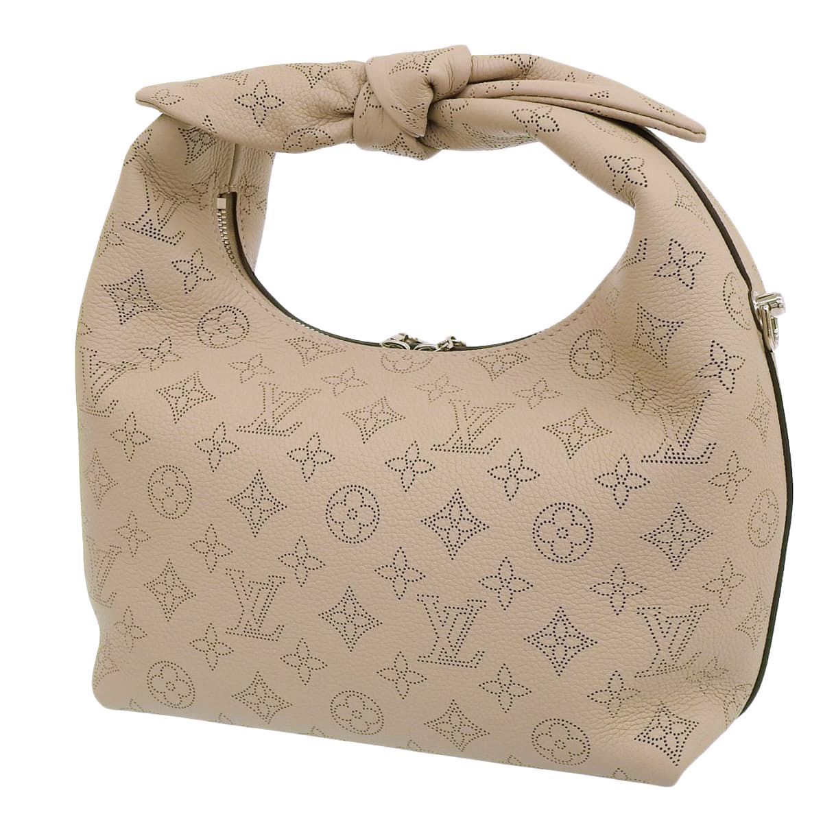 Monogram Mahina White Knot PM Beige M20701