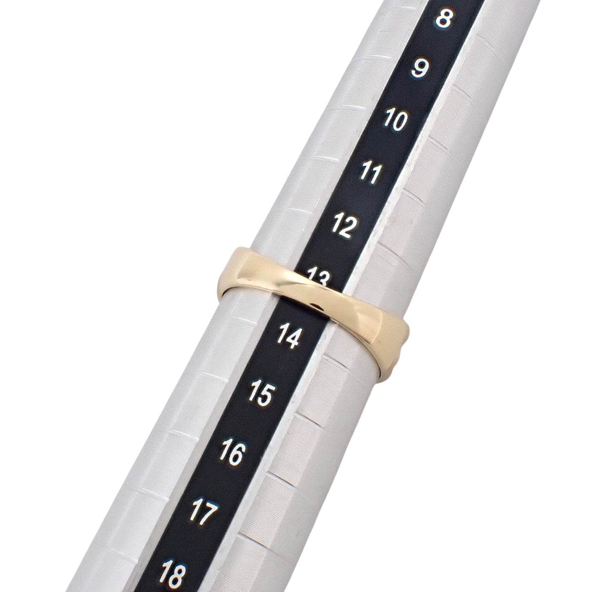 Diamond Ring D0.10 Yellow Gold K18YG Size 13 (EU 53) 3.7g