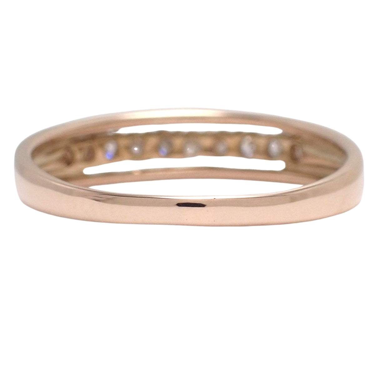 Diamond Ring D0.25 Pink Gold K18PG Size 12 (US 6) 2.0g