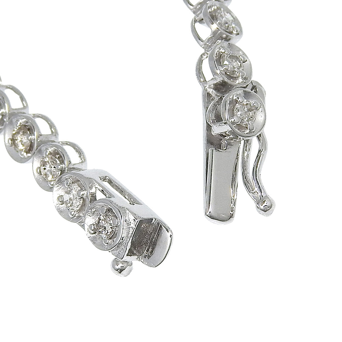 ダイヤモンド テニスブレスレット D1.00 ホワイトゴールド K18WG 6.3g