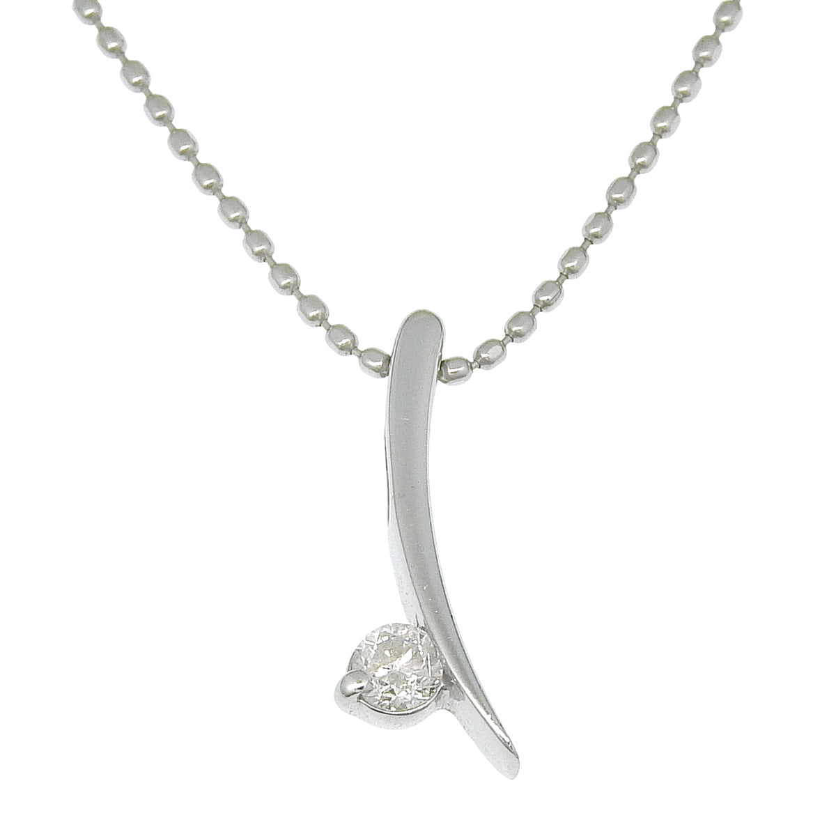 Diamond necklace D0.07 White gold K18WG
