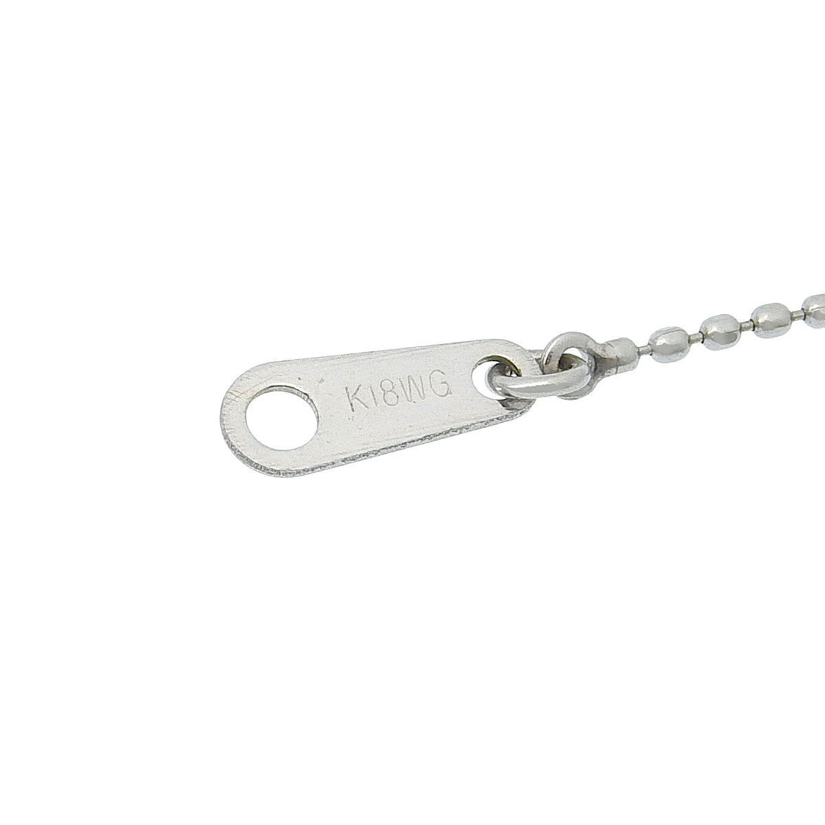 Diamond necklace D0.07 White gold K18WG