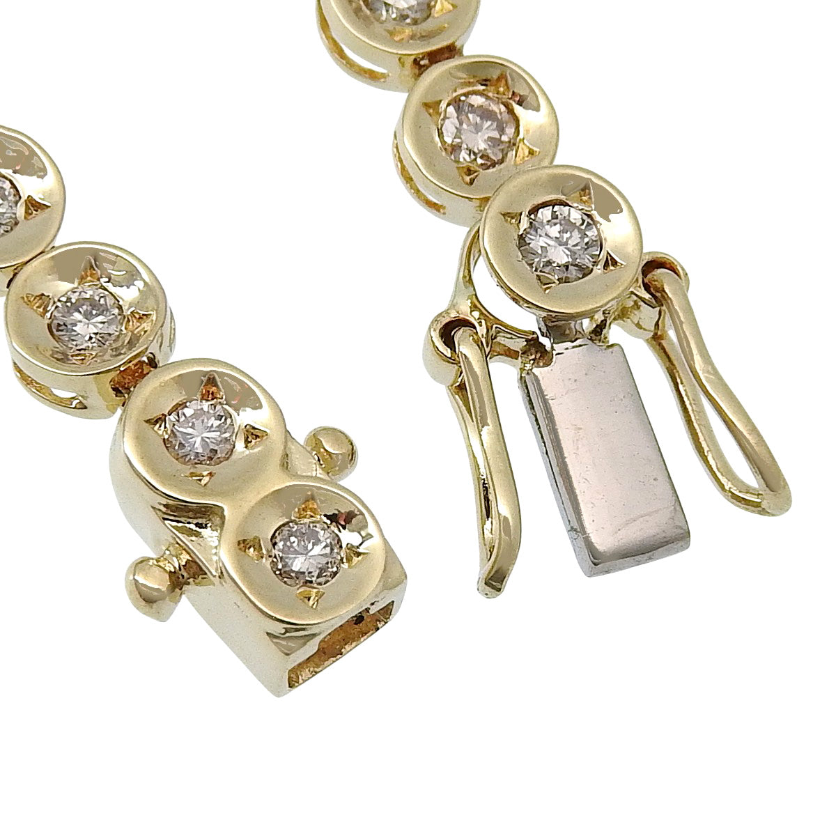 Tennis Bracelet D1.00 Yellow Gold K18YG 7.3g
