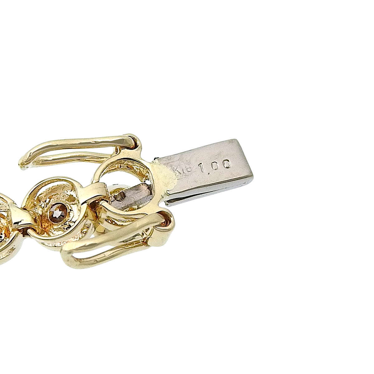 Tennis Bracelet D1.00 Yellow Gold K18YG 7.3g