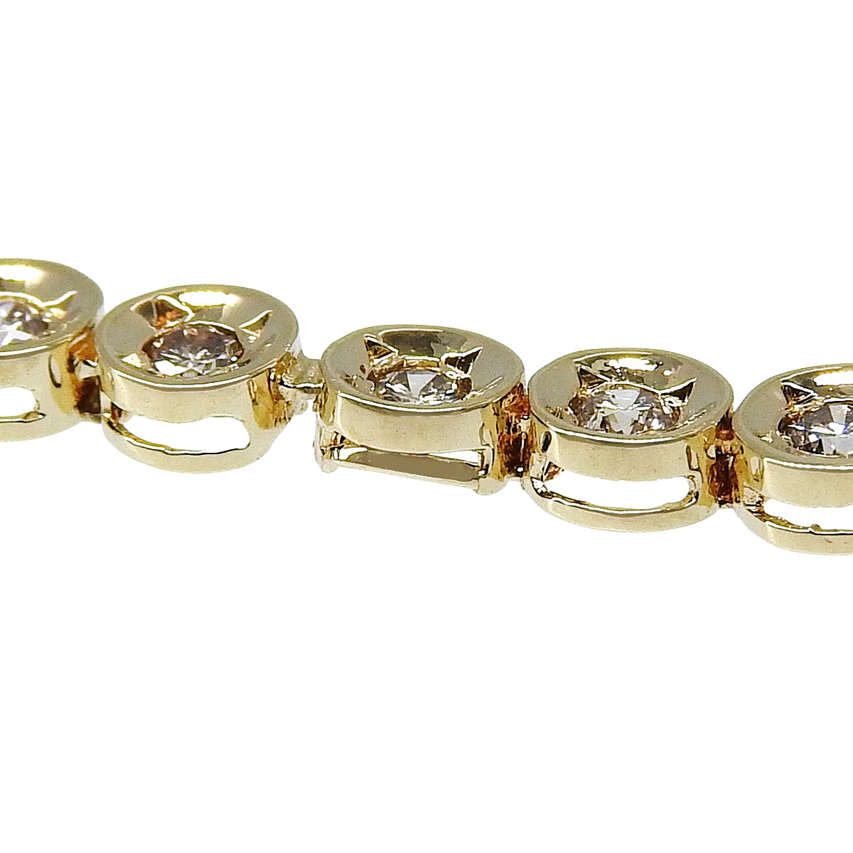 Tennis Bracelet D1.00 Yellow Gold K18YG 7.3g