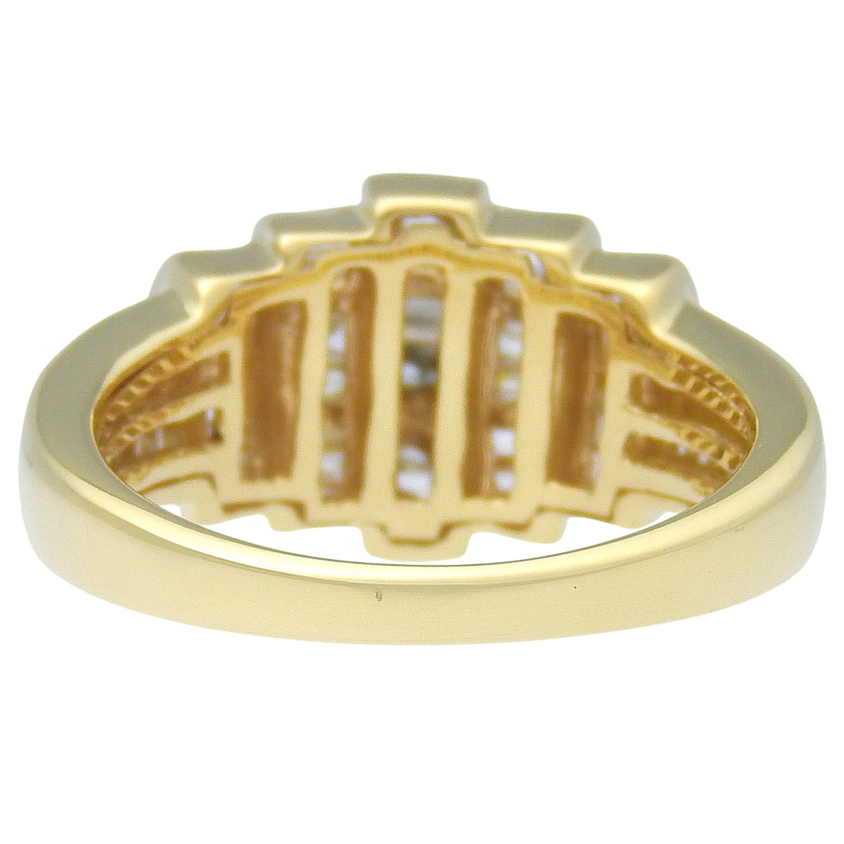 ダイヤモンド リング D1.00 イエローゴールド K18YG 7.3g