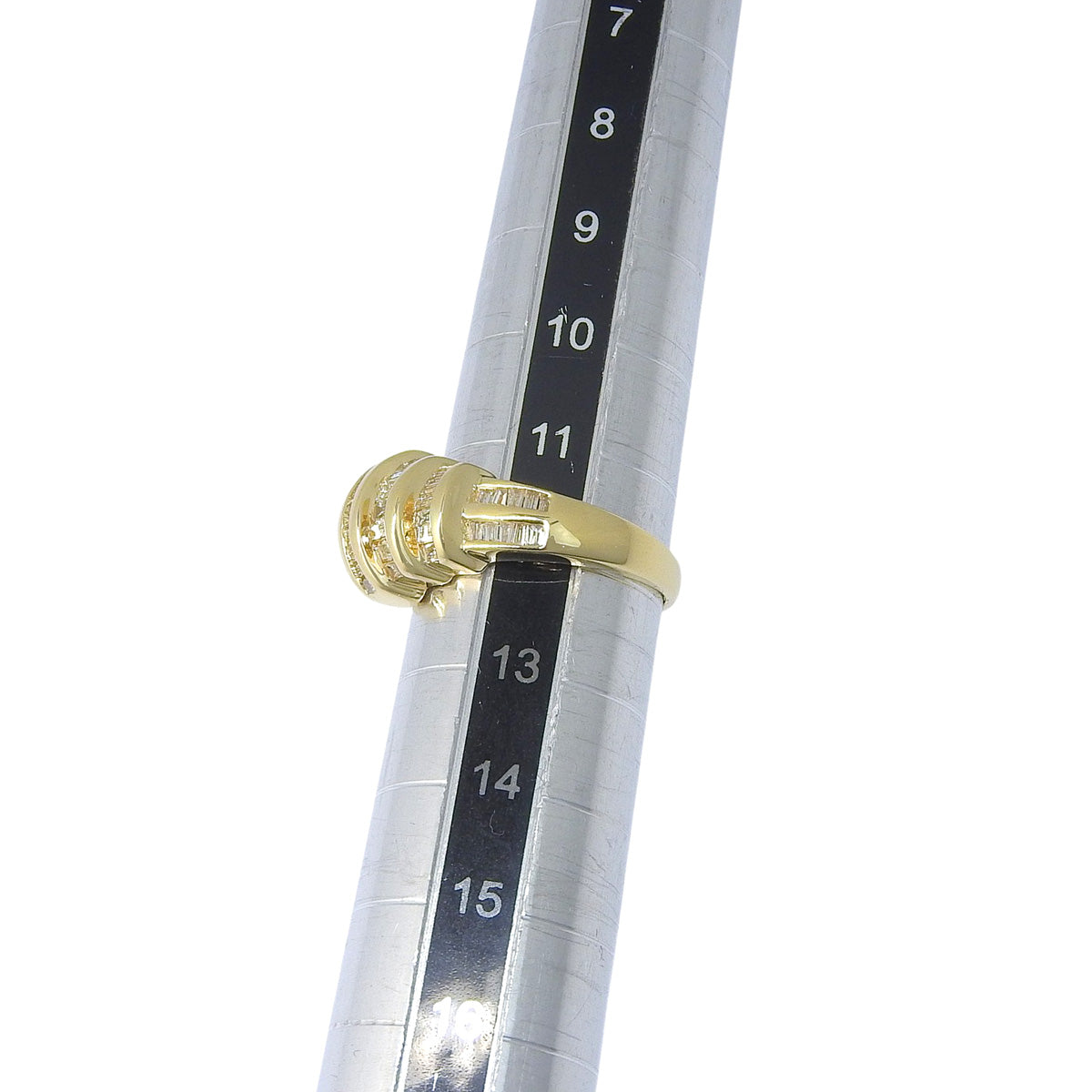 ダイヤモンド リング D1.00 イエローゴールド K18YG 7.3g