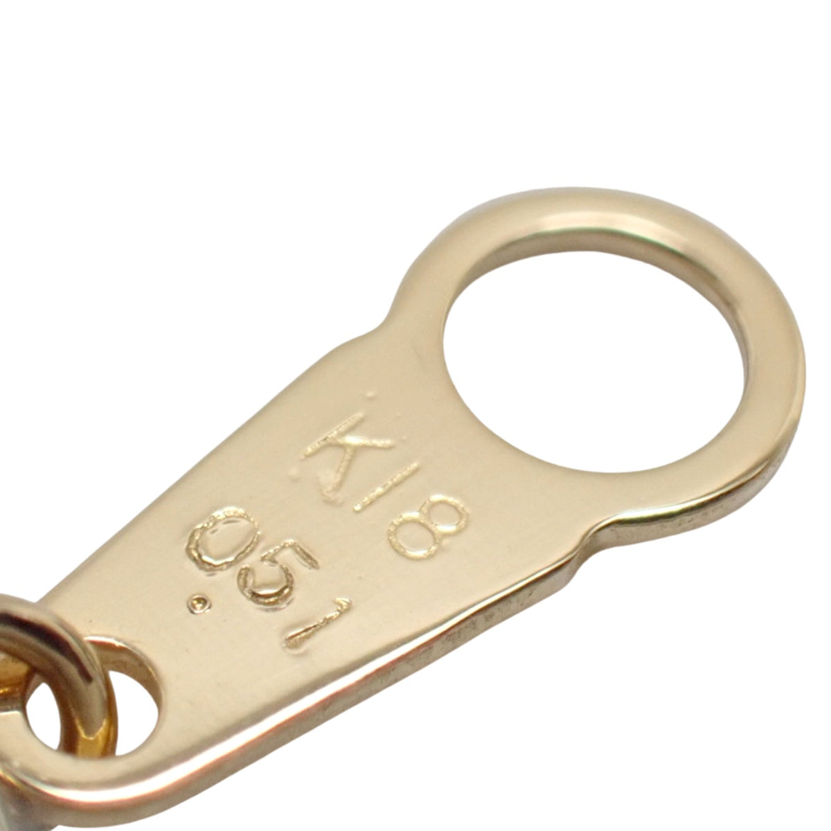 花朵 钻石 项链 D0.51 K18YG 2.9g