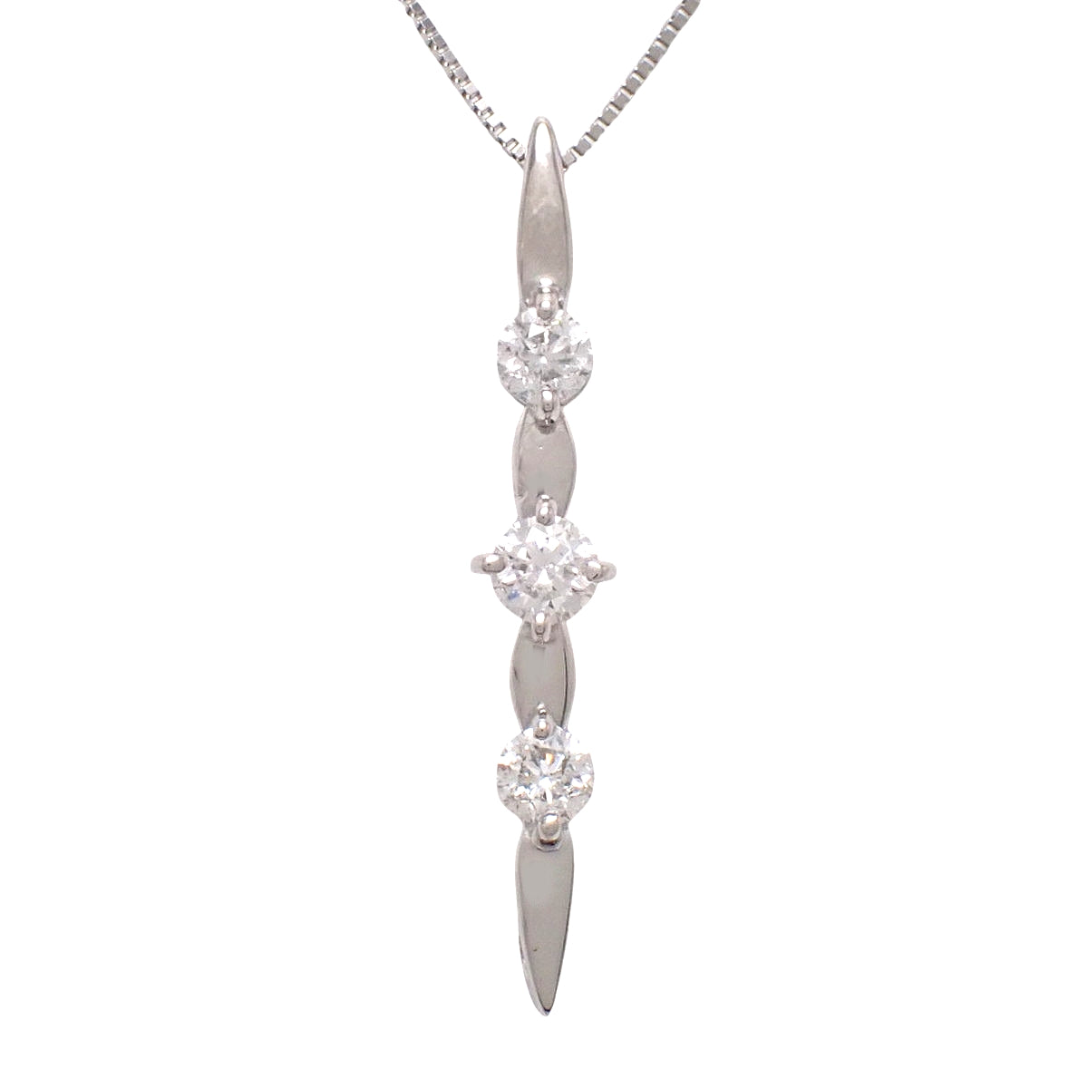 Diamond 2-Way Necklace D0.507 Platinum Pt850 Pt900 3.7g