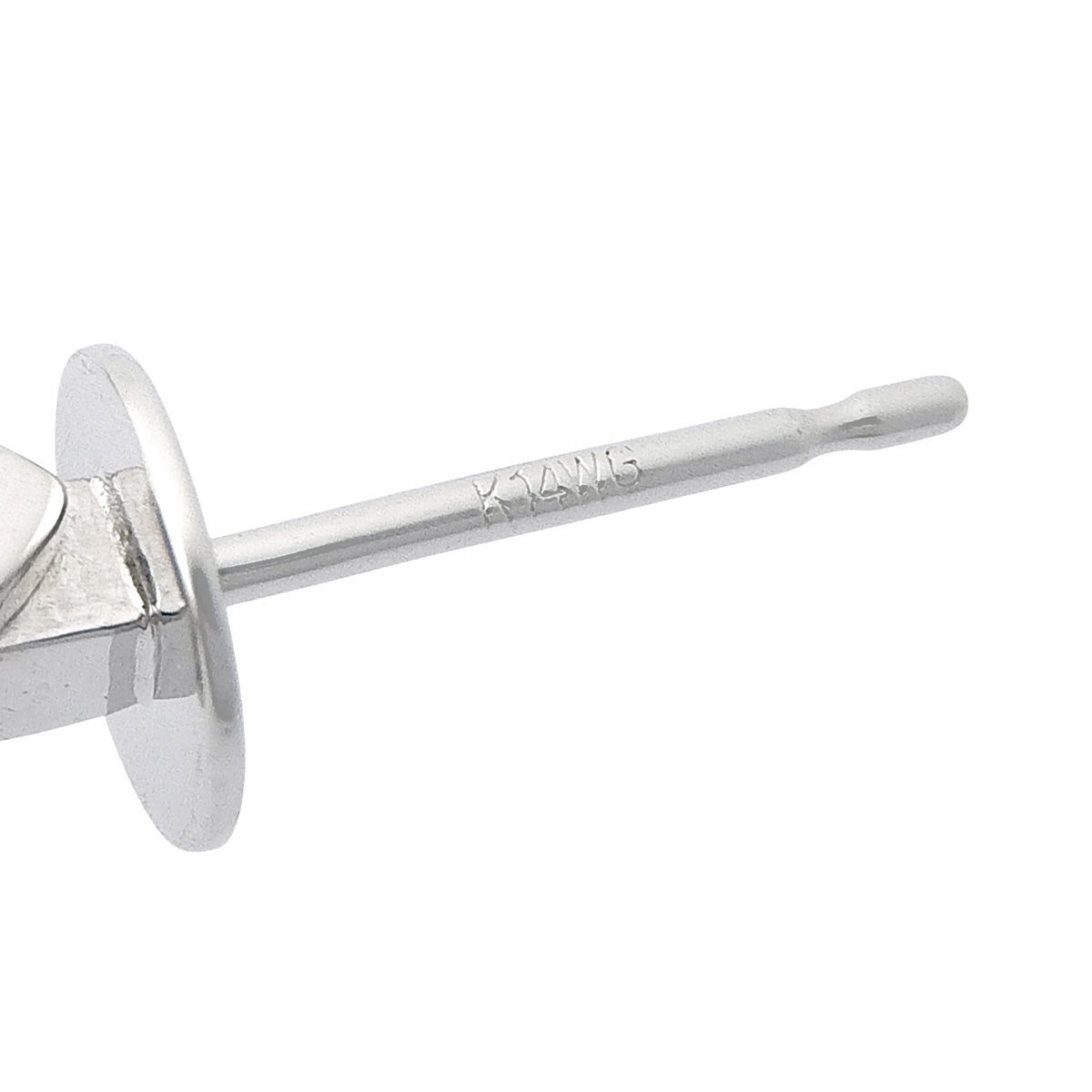 ブラックダイヤモンド フープ ピアス D0.45,0.45/BLD0.35,0.35 ホワイトゴールド K18WG 9.8g