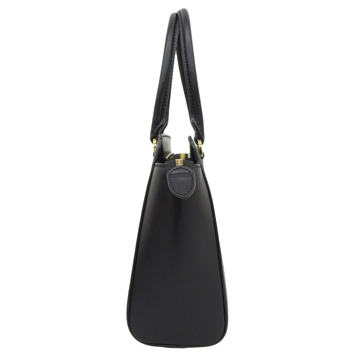 Saffiano leather handbag in black