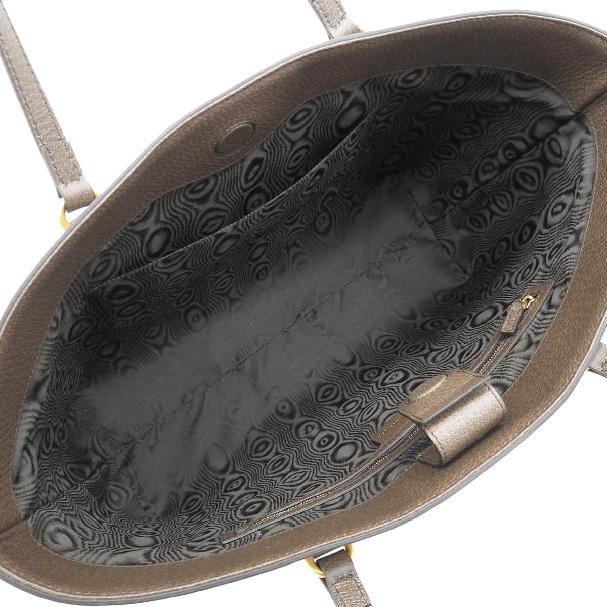 トートバッグ PVC レザー ベージュ ブラウン 680125