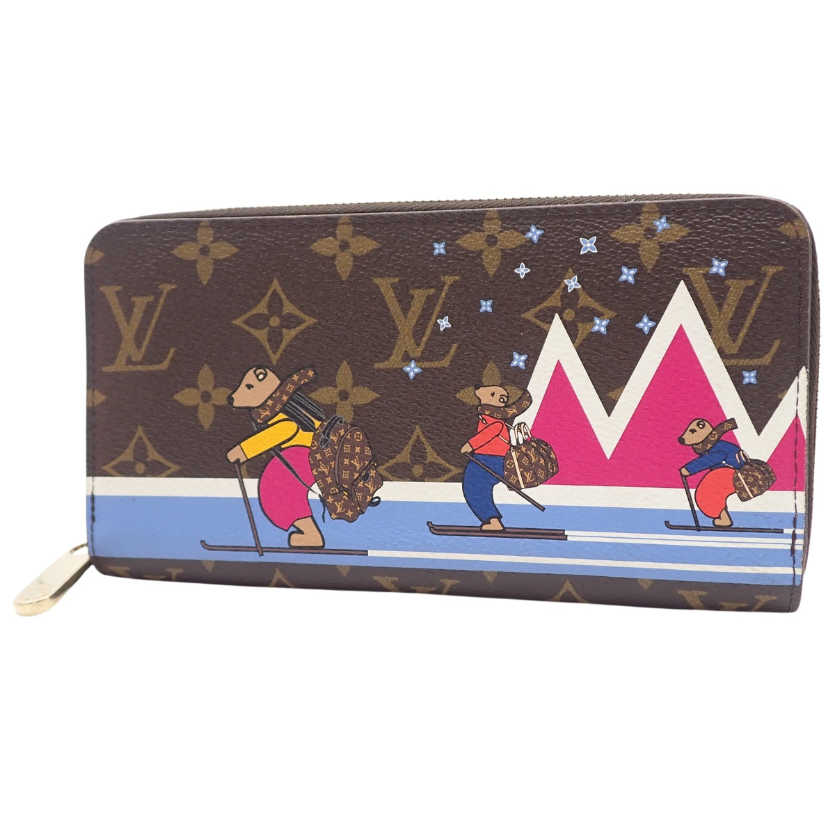 Monogram Zippy Wallet Brown M63379 2018 Holiday Limited Edition