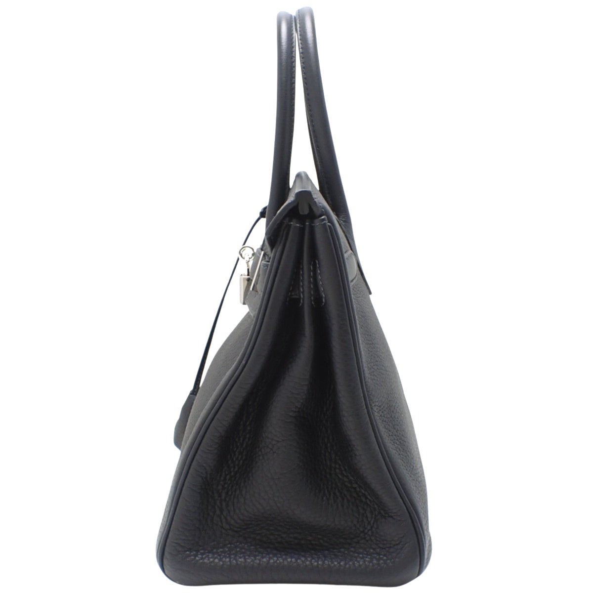 バーキン30 トリヨンクレマンス パラジウム金具 ブルーインディゴ シルバー金具 □L刻印