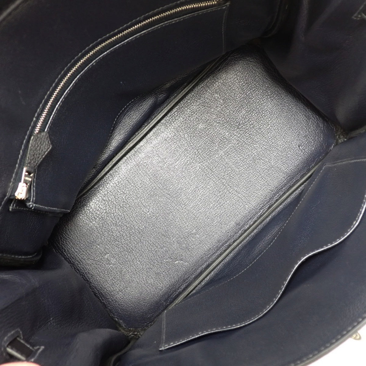 Birkin 30,Taurillon Clemence Blue Nuit 蓝灰色,配银色五金件和 L 字样