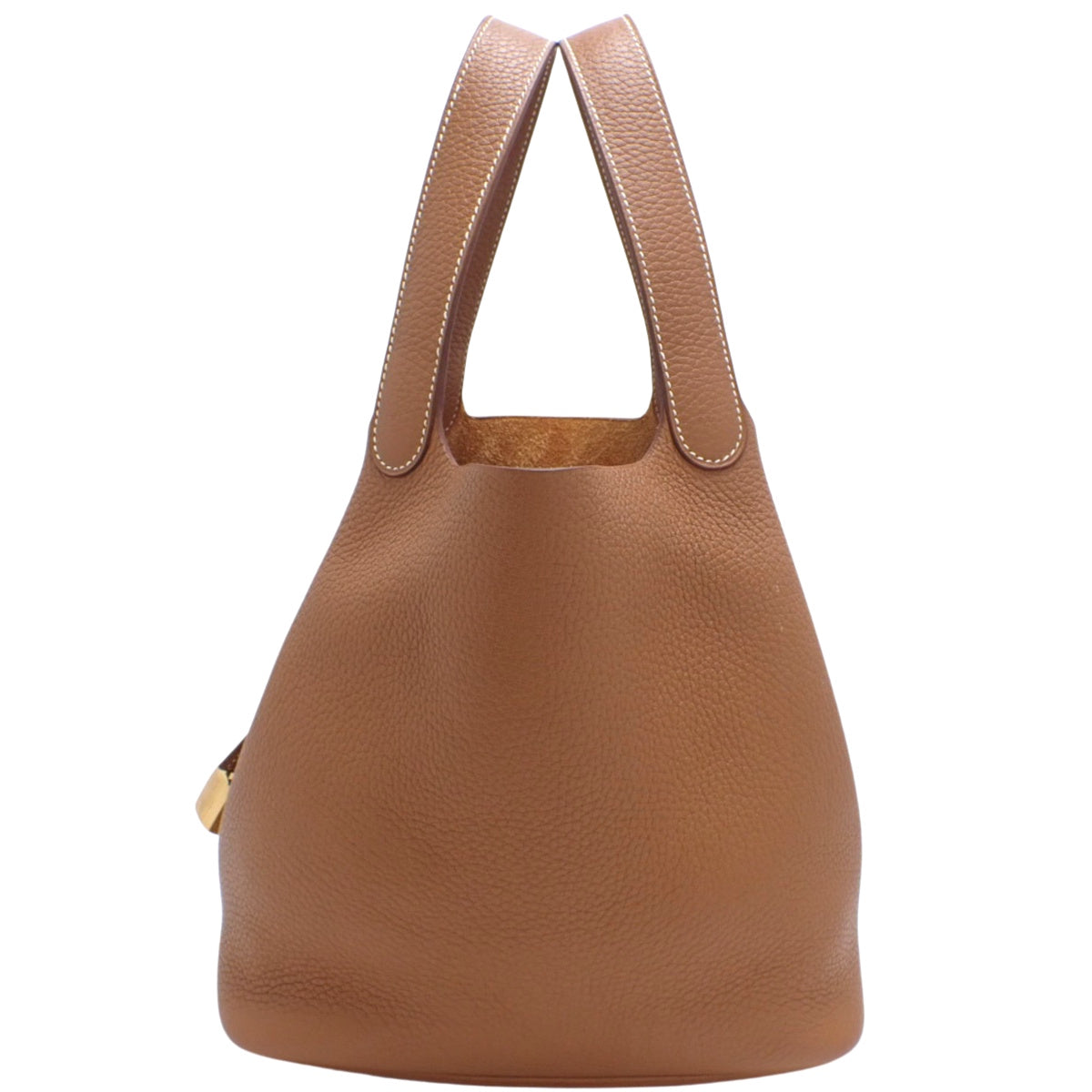 Picotin Lock MM, Taurillon Clemence leather, gold hardware, C stamp