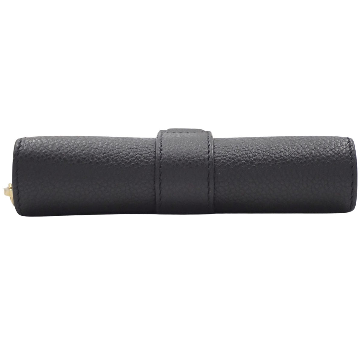 YSL 大号拉链钱包,粒面皮革,黑色,670285