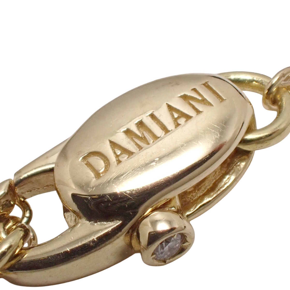 ベル エポック クラウン ネックレス ダイヤモンド イエローゴールド K18YG