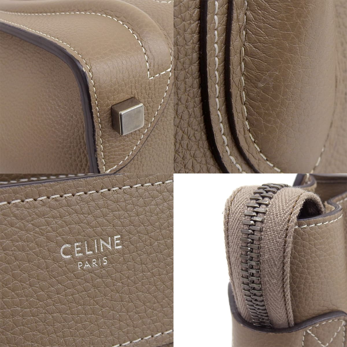 Luggage Micro Shopper 手提包,小牛皮材质,修身款,货号 189793DRU.09SO