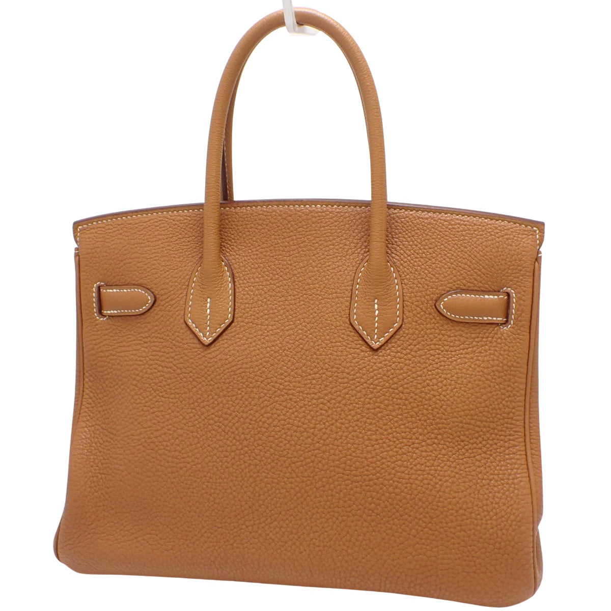 Birkin 30 Togo 金色包身,银色五金配件,K 字印记